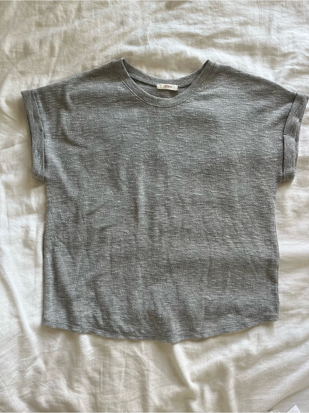 Stevie Hender Heather Gray Knit Tee